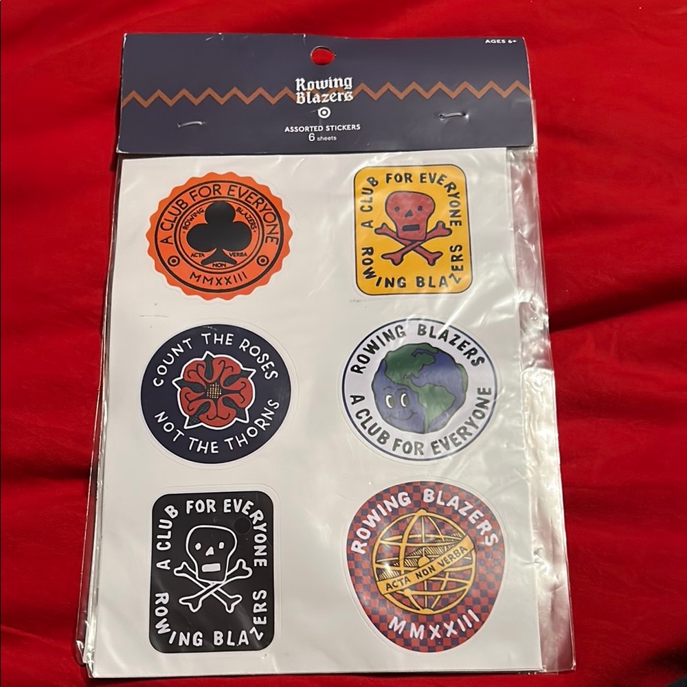 Rowing Blazers Assorted Stickers Set $3 if purchased with a order of $10 or more
